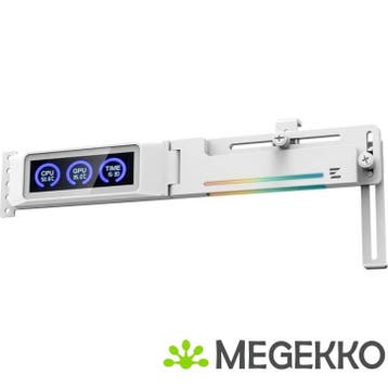 Zalman ZM-VS3 DS GPU Holder ARGB LCD Display Wit, Verzenden, Nieuw