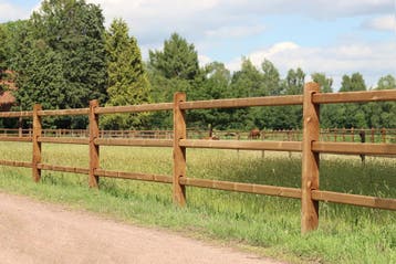 Omheining | houten omheining | paarden omheining, Weidegang, 4 paarden of pony's of meer