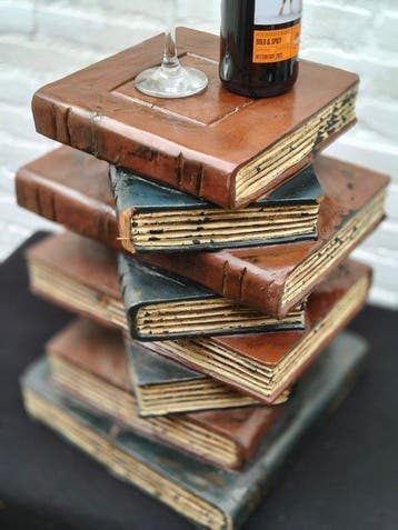 Bijzettafel - hard hout, Antiek en Kunst, Curiosa en Brocante