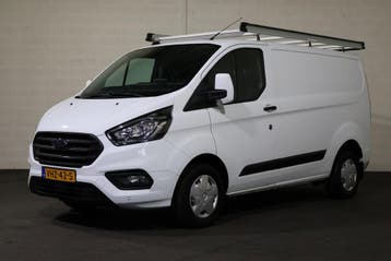 Ford Transit Custom 2.0 TDCI L1 H1 Trend Imperiaal Trekhaak, Stof, Gebruikt, Euro 6, Wit