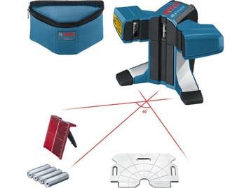Bosch GTL 3 - Lijnlaser - 3 lijnen - IP 54, Verzenden, Zo goed als nieuw