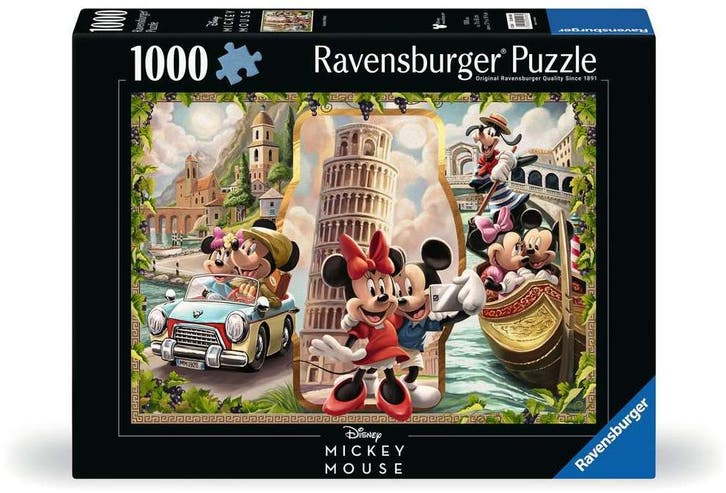 Disney - Mickey Mouse Puzzel (1000 stukjes) | Ravensburger -, Hobby en Vrije tijd, Denksport en Puzzels, Nieuw, Verzenden