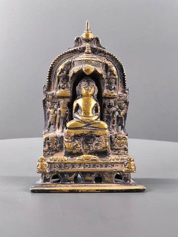 India - Jain Geel brons, koperlegering die waarschijnlijk