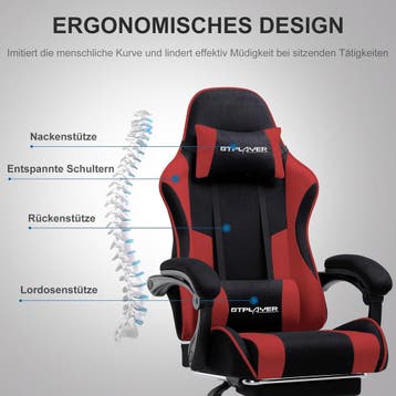 Ergonomische Bureaustoel -  Office Chair - Gamestoel - Volwa, Verzenden, Zo goed als nieuw