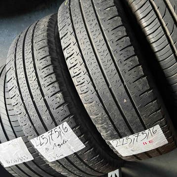 2 x Michelin Agilis 225-75-16 C Zomerbanden 6mm, 16 inch, Ophalen of Verzenden, Band(en), Bestelwagen