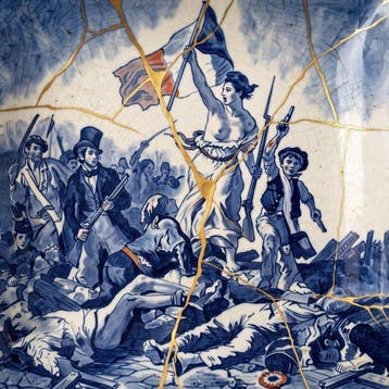 MEDSAN - Kintsugi Liberty Leading the People, Antiek en Kunst