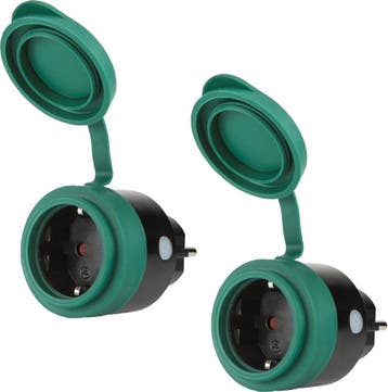 2x Slimme stekker WiFi plug met digitale timer 16A-, Antiek en Kunst, Verzenden