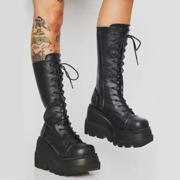 Dames Winter Laarzen met Plateauzool - Hoge Top, Anti-slip &, Verzenden, Nieuw