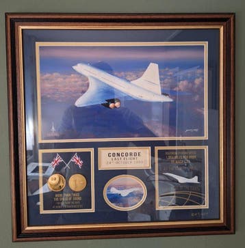 The Bradford Exchange Concorde Memorabilia - 1980-1990
