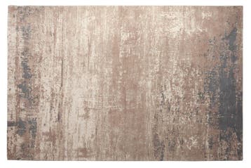 Vintage katoenen vloerkleed MODERN ART 350x240cm grijsbeige, Huis en Inrichting, Stoffering | Tapijten en Kleden, Ophalen of Verzenden