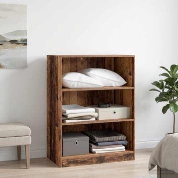 vidaXL Kledingkast Oud hout 77 x 48 x 102 cm Bewerkt hout, Kleding | Dames, Kledingrekken, Verzenden, Nieuw