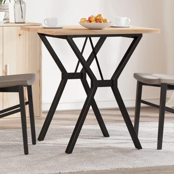 vidaXL Eettafel Y-frame 70x70x75,5 cm massief grenenhout en, Verzenden, Nieuw