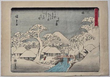 Mishima, uit de serie Fifty-three Stations of the Tôkaidô