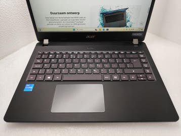 Acer P2 TMP214-53-53HG intel i5 11de gen 14 FHD nieuwstaat, Qwerty, Verzenden, 14 inch, Zo goed als nieuw