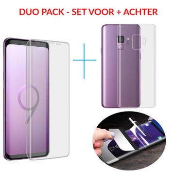 SET 2 STUKS Galaxy S9 Premium 3D Folie Screen + Back Protect, Ophalen of Verzenden, Nieuw