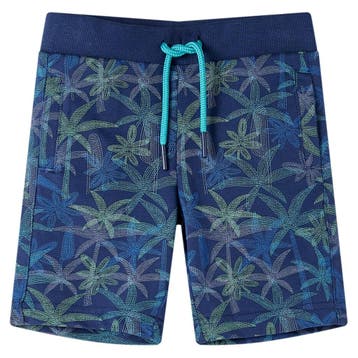 vidaXL Kindershorts met trekkoord 116 marineblauw, Verzenden, Nieuw