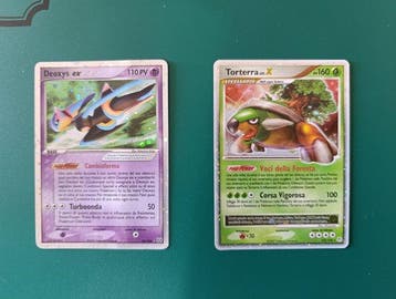 Pokémon - 2 Card - Deoxys , Torterra Galaxy holo - Various, Nieuw