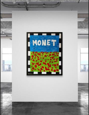 JOHANNE 8 (1974) - Les Coquelicots - XL Painting