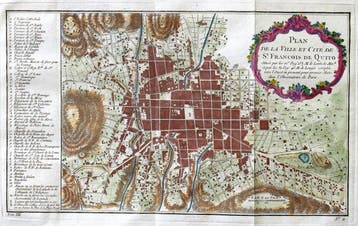 Ecuador - Quito; N. Bellin - Plan de la Ville et Cité de St., Nieuw