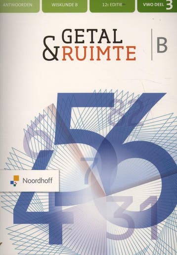 deel 3 vwo b wiskunde / Getal & Ruimte / antwoordenboek, Verzenden, Zo goed als nieuw