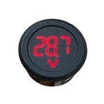 Voltmeter digitaal inbouw 5-100V  34mmx18mm  Kleur Rood, Verzenden, Nieuw