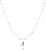Keep Swimming ketting - zilveren kleur, Verzenden, Nieuw