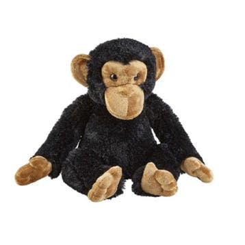 Chimpansee knuffel - pluche - zwart - 30 cm - aap, Kinderen en Baby's, Speelgoed | Knuffels en Pluche, Verzenden, Nieuw