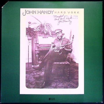 John Handy - Hard Work (Autographed!!) - LP album (op, Nieuw in verpakking