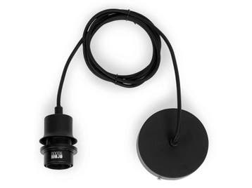2dekans | Good&Mojo Palawan Hanglamp - Bamboe en Zwart - Ø, Ophalen of Verzenden, Zo goed als nieuw