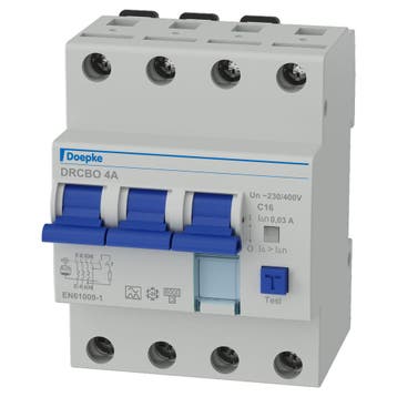Doepke RCCB Aardlekautomaat C16 30mA 3P+N Type A - 09945124, Verzenden, Nieuw, Overige typen