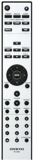 Afstandsbediening Onkyo rc-849s CR-555DAB, CR-555M, Ophalen of Verzenden, Nieuw, Origineel