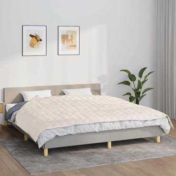 vidaXL Verzwaringsdeken 155x220 cm 7 kg stof, Verzenden, Nieuw