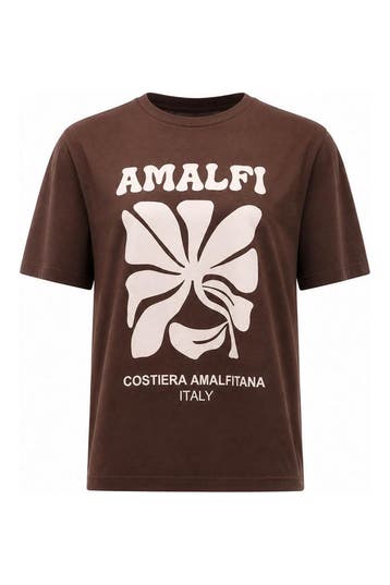 Only Carmacoma T-shirt in maat L Bruin, Kleding | Dames, Only Carmacoma, Verzenden, Gedragen, Bruin