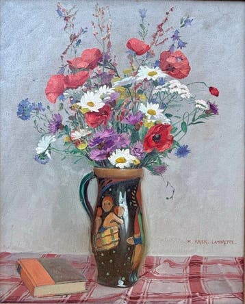 M. Krier-Lambrette (1879-1951) - Bouquet de fleurs