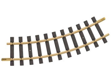 LGB 11000-12 Gebogenes Gleis, R1,30 Grad 12 stuck (Messing), Nieuw, Rails, Ophalen of Verzenden, LGB