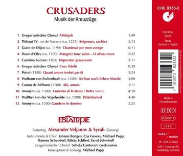 cd - syrah, michael popp alexander veljanov - Crusaders -..., Verzenden, Zo goed als nieuw