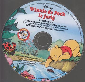 Winnie de Poeh is jarig (+ CD) / Disney Boekenclub Disney, Boeken, Verzenden, Gelezen, Disney