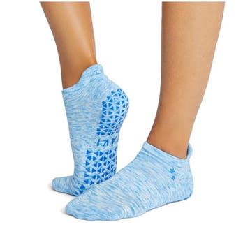 Tavi Savvy Yoga No-Show Grip Socks  Blauw/Grijs - 39-43, Sport en Fitness, Verzenden, Nieuw, Kleding