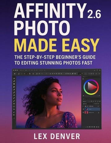 9798276838557 Affinity Photo 2.6 Made Easy, Boeken, Verzenden, Nieuw, Lex Denver