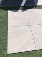 keramische terrastegels 60x60x3 slate taupe partijtegels, Nieuw, Keramiek, Terrastegels