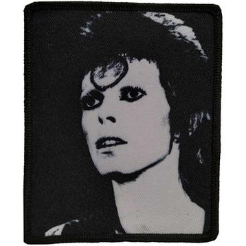 David Bowie - Black and White - patch officiële merchandise, Ophalen of Verzenden, Nieuw, Kleding