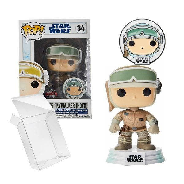 Funko Pop Star Wars  Luke Skywalker Hoth  Pin 34 SE, Verzamelen, Poppetjes en Figuurtjes, Verzenden