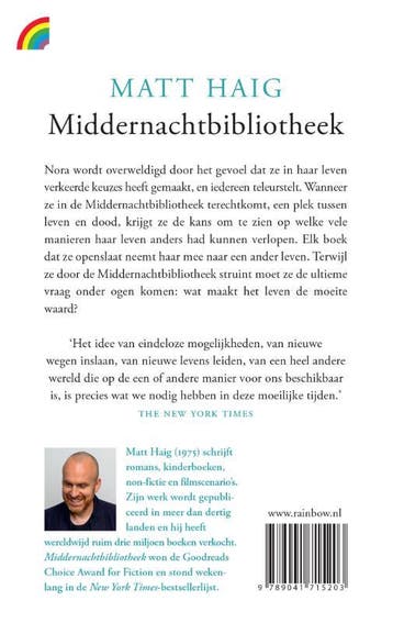Middernachtbibliotheek / Rainbow pocketboeken / 1478, Verzenden, Gelezen, Matt Haig