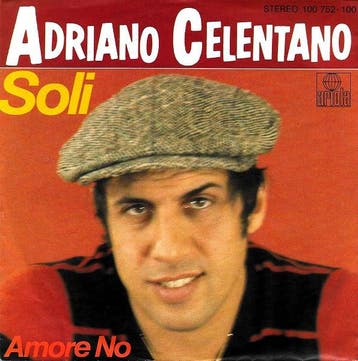 vinyl single 7 inch - Adriano Celentano - Soli, Cd's en Dvd's, Verzenden, Zo goed als nieuw, 7 inch, Pop