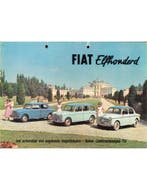 1956 FIAT 1100 BROCHURE Nederlands, Nieuw, Author
