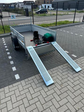 Aanhangwagen huren? 258x130cm nu al vanaf €25,-, Ophalen, Nieuw