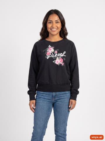 Diesel Sweatshirts Dames maat M Zwart Vintage, Ophalen of Verzenden, Nieuw