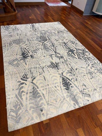 NIEUW India Modern vloerkleed met zijde - Tapijt - 280 cm -, Nieuw