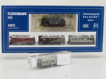 Schaal H0 Fleischmann NEW OLD STOCK COMPLETE SET 4903 en..., Hobby en Vrije tijd, Gelijkstroom, Fleischmann, Overige typen, Nieuw