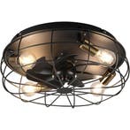 LED Plafondlamp met Ventilator - Plafondventilator - Trion, Huis en Inrichting, Lampen | Plafondlampen, Ophalen of Verzenden, Nieuw